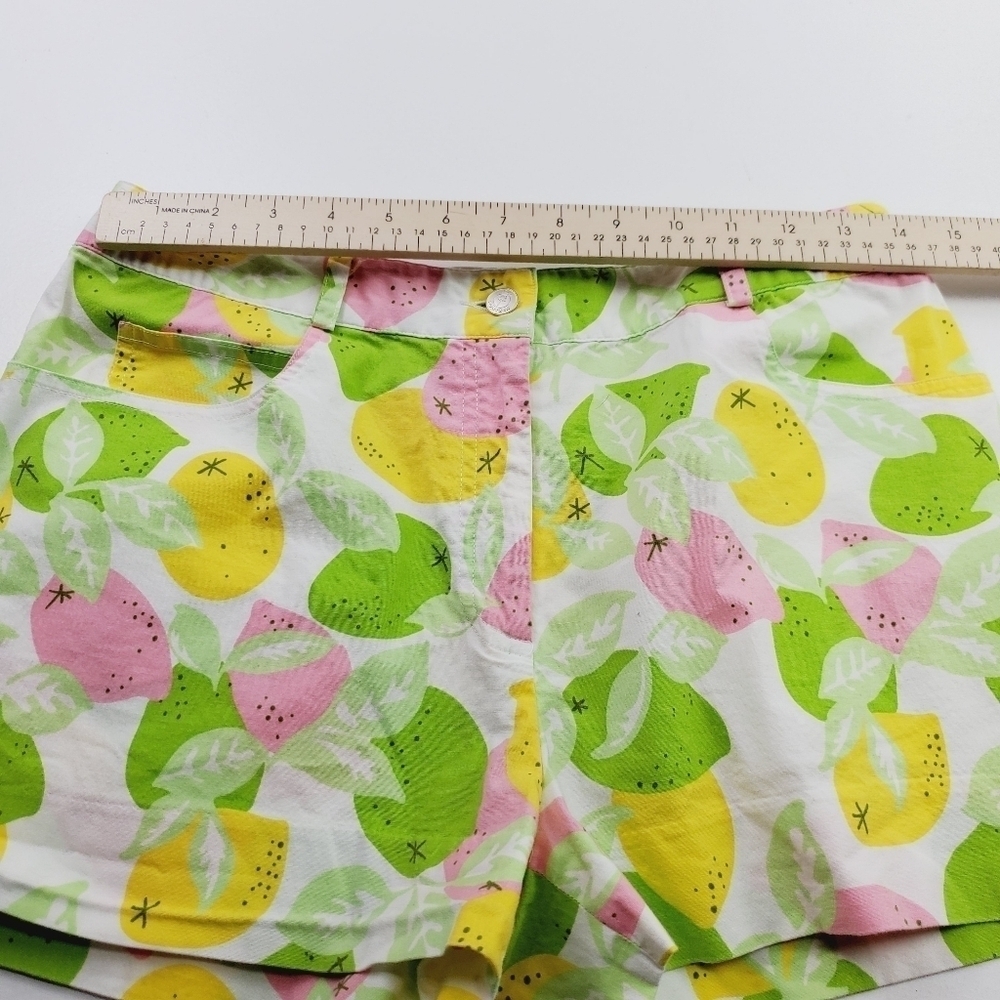 Lilly Pulitzer Pink and Green Patterned Shorts - Picture 7 of 12